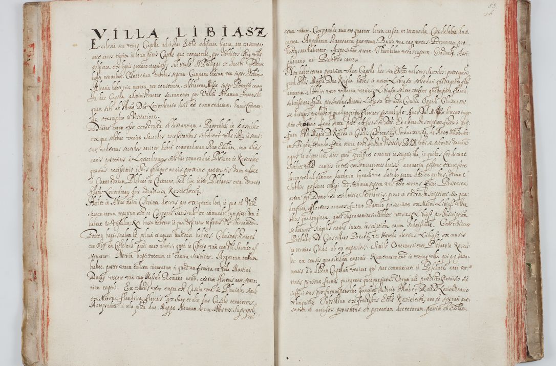 Zdjęcie nr 33 dla obiektu archiwalnego: Liber visitationum a R. D. Joanne Tarnowski, archidiacono Cracoviensi visitatarum ecclesiarum parachialium in decanatibus: Novi Monte, Scavinensi, Zatoriensi, Żiwecensi et Oswiecimensi in annis 1644 - 1647 expeditarum.