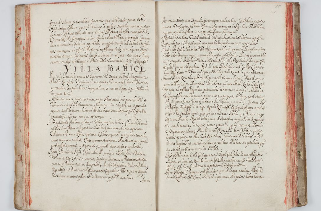 Zdjęcie nr 34 dla obiektu archiwalnego: Liber visitationum a R. D. Joanne Tarnowski, archidiacono Cracoviensi visitatarum ecclesiarum parachialium in decanatibus: Novi Monte, Scavinensi, Zatoriensi, Żiwecensi et Oswiecimensi in annis 1644 - 1647 expeditarum.