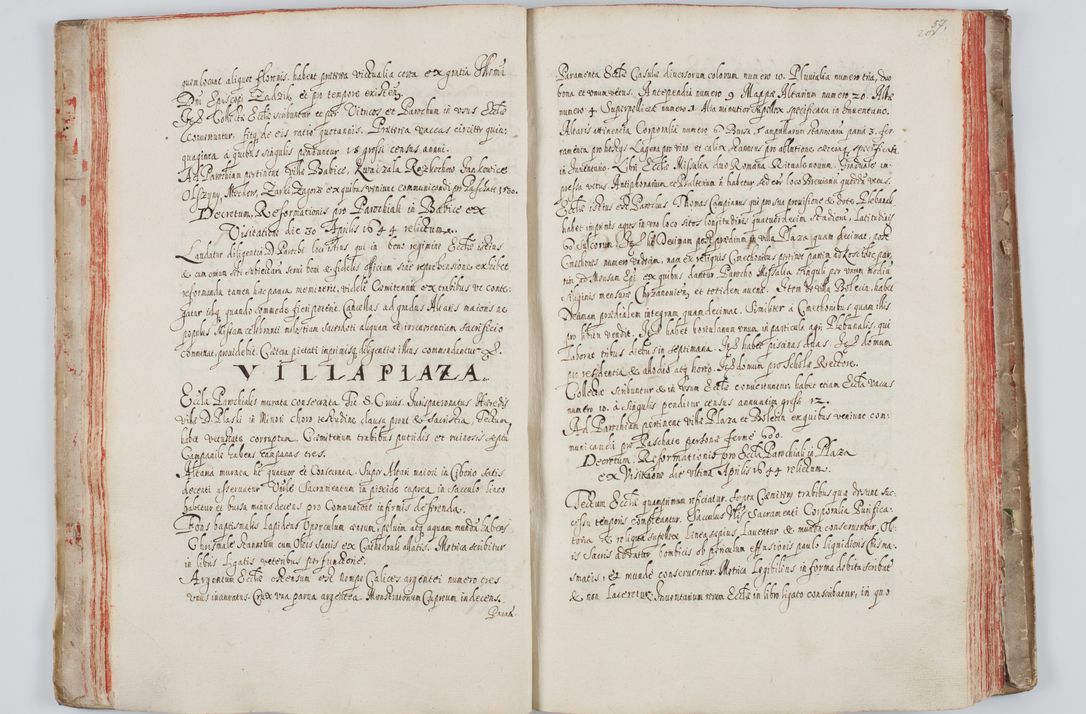 Zdjęcie nr 35 dla obiektu archiwalnego: Liber visitationum a R. D. Joanne Tarnowski, archidiacono Cracoviensi visitatarum ecclesiarum parachialium in decanatibus: Novi Monte, Scavinensi, Zatoriensi, Żiwecensi et Oswiecimensi in annis 1644 - 1647 expeditarum.