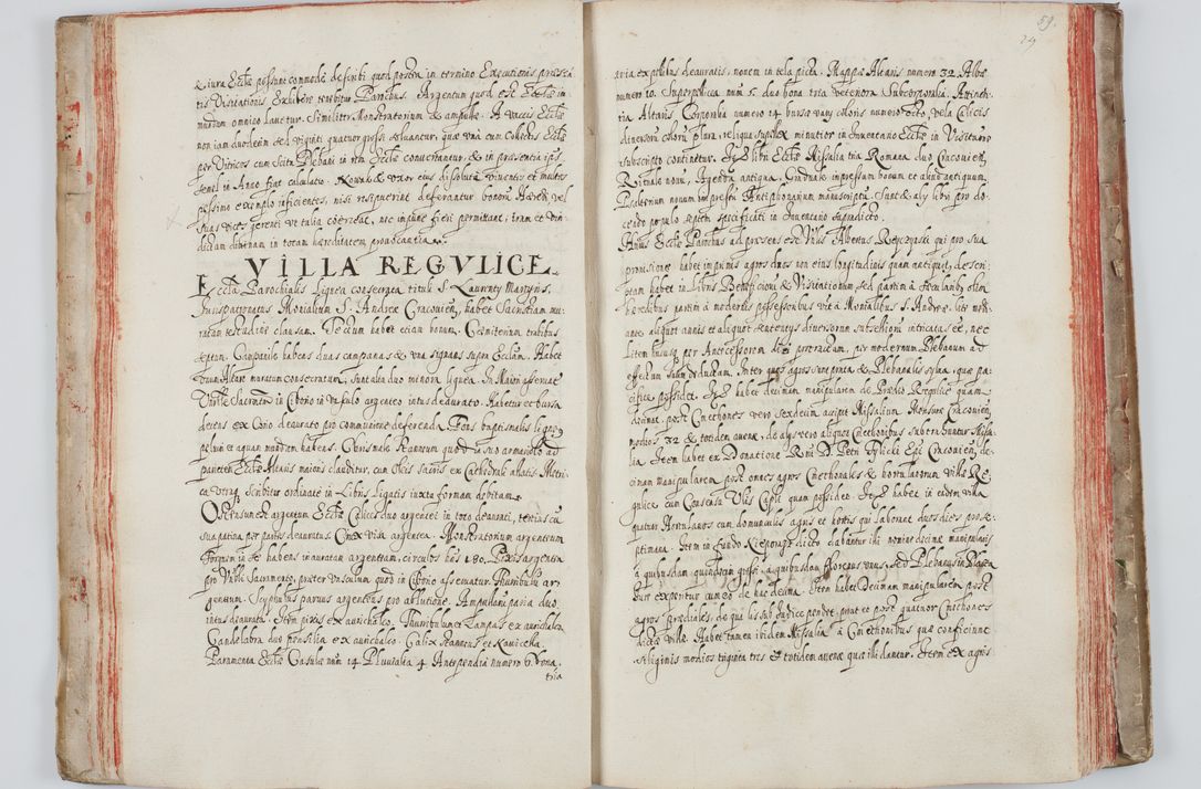 Zdjęcie nr 36 dla obiektu archiwalnego: Liber visitationum a R. D. Joanne Tarnowski, archidiacono Cracoviensi visitatarum ecclesiarum parachialium in decanatibus: Novi Monte, Scavinensi, Zatoriensi, Żiwecensi et Oswiecimensi in annis 1644 - 1647 expeditarum.