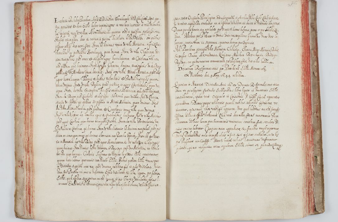 Zdjęcie nr 47 dla obiektu archiwalnego: Liber visitationum a R. D. Joanne Tarnowski, archidiacono Cracoviensi visitatarum ecclesiarum parachialium in decanatibus: Novi Monte, Scavinensi, Zatoriensi, Żiwecensi et Oswiecimensi in annis 1644 - 1647 expeditarum.