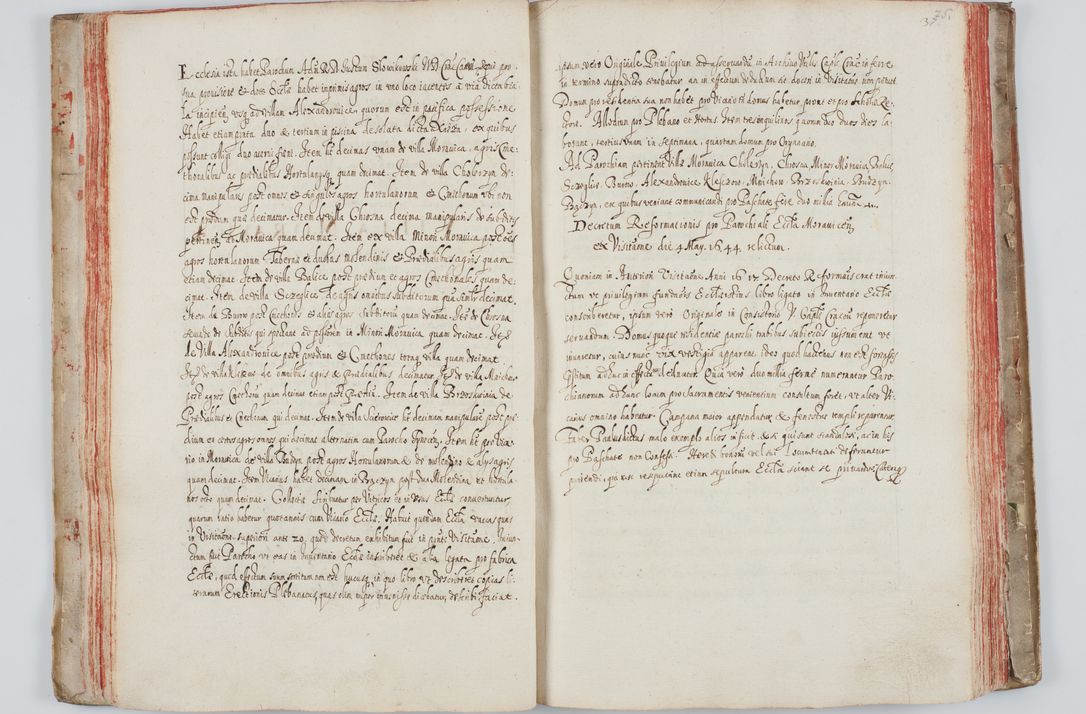 Zdjęcie nr 48 dla obiektu archiwalnego: Liber visitationum a R. D. Joanne Tarnowski, archidiacono Cracoviensi visitatarum ecclesiarum parachialium in decanatibus: Novi Monte, Scavinensi, Zatoriensi, Żiwecensi et Oswiecimensi in annis 1644 - 1647 expeditarum.