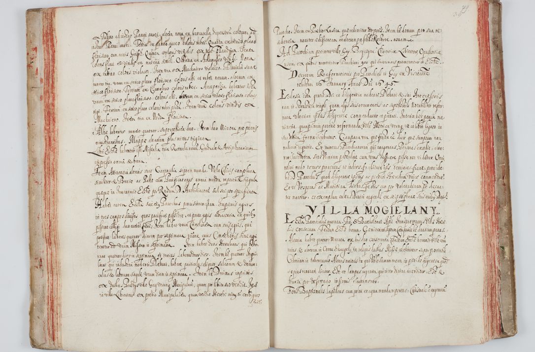 Zdjęcie nr 50 dla obiektu archiwalnego: Liber visitationum a R. D. Joanne Tarnowski, archidiacono Cracoviensi visitatarum ecclesiarum parachialium in decanatibus: Novi Monte, Scavinensi, Zatoriensi, Żiwecensi et Oswiecimensi in annis 1644 - 1647 expeditarum.