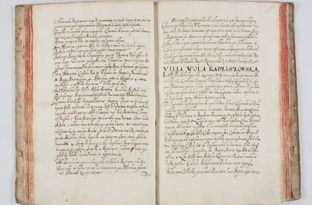 Zdjęcie nr 59 dla obiektu archiwalnego: Liber visitationum a R. D. Joanne Tarnowski, archidiacono Cracoviensi visitatarum ecclesiarum parachialium in decanatibus: Novi Monte, Scavinensi, Zatoriensi, Żiwecensi et Oswiecimensi in annis 1644 - 1647 expeditarum.