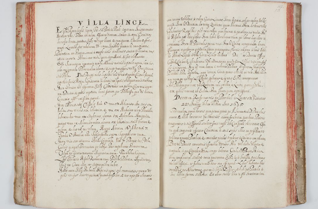 Zdjęcie nr 66 dla obiektu archiwalnego: Liber visitationum a R. D. Joanne Tarnowski, archidiacono Cracoviensi visitatarum ecclesiarum parachialium in decanatibus: Novi Monte, Scavinensi, Zatoriensi, Żiwecensi et Oswiecimensi in annis 1644 - 1647 expeditarum.