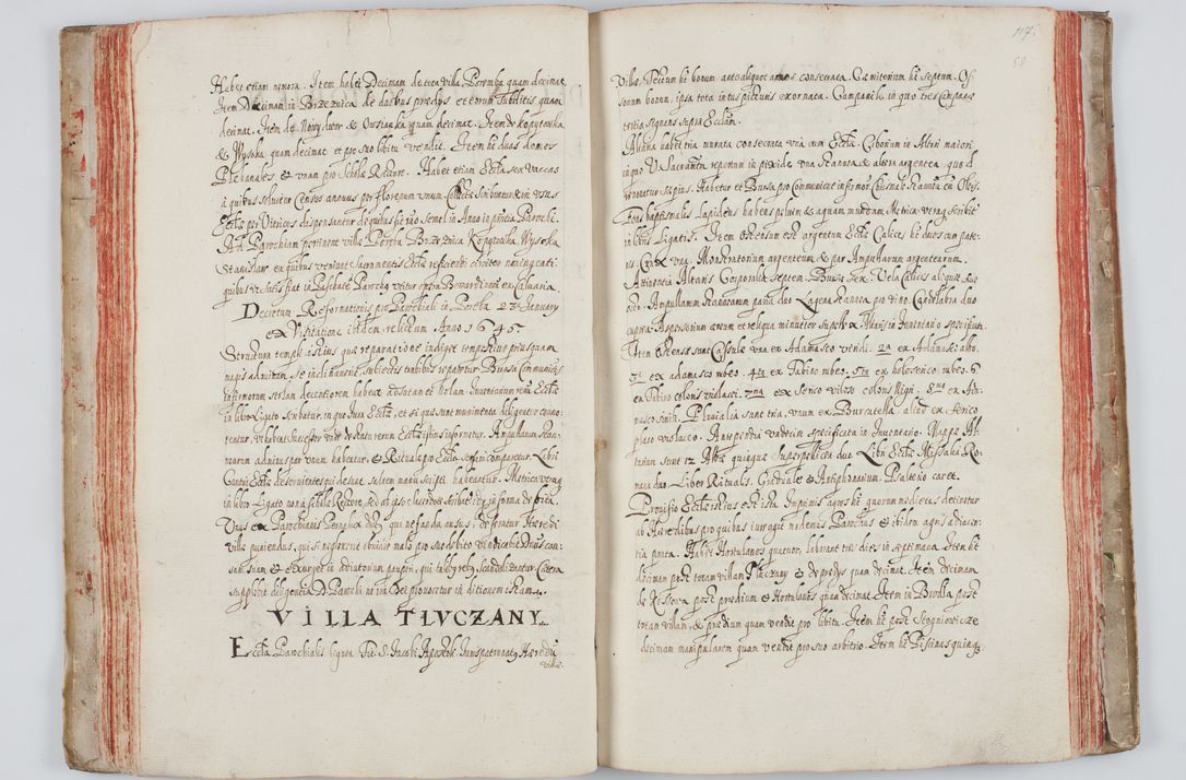 Zdjęcie nr 72 dla obiektu archiwalnego: Liber visitationum a R. D. Joanne Tarnowski, archidiacono Cracoviensi visitatarum ecclesiarum parachialium in decanatibus: Novi Monte, Scavinensi, Zatoriensi, Żiwecensi et Oswiecimensi in annis 1644 - 1647 expeditarum.