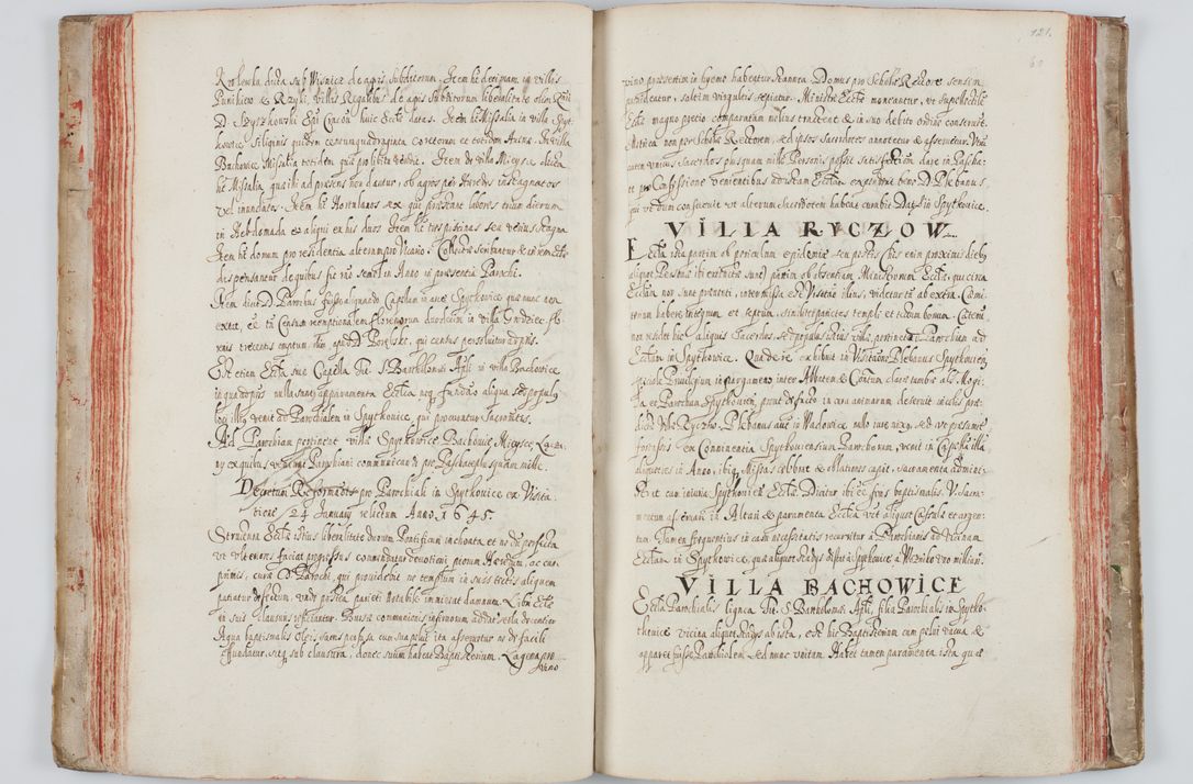 Zdjęcie nr 74 dla obiektu archiwalnego: Liber visitationum a R. D. Joanne Tarnowski, archidiacono Cracoviensi visitatarum ecclesiarum parachialium in decanatibus: Novi Monte, Scavinensi, Zatoriensi, Żiwecensi et Oswiecimensi in annis 1644 - 1647 expeditarum.