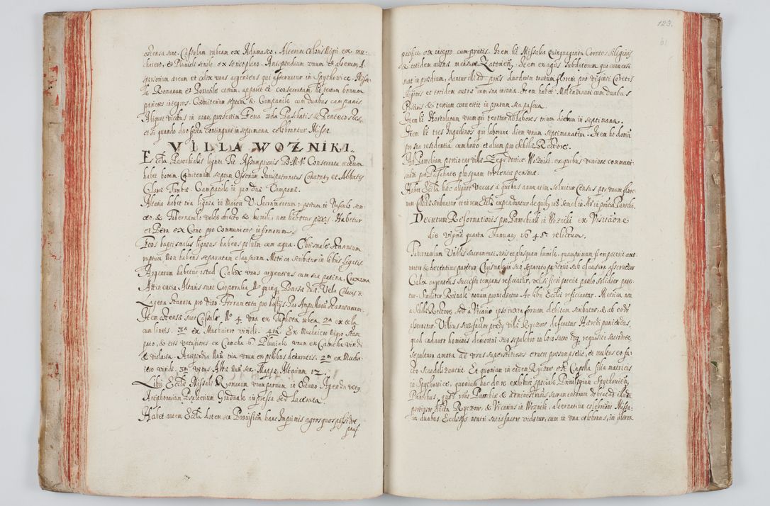 Zdjęcie nr 76 dla obiektu archiwalnego: Liber visitationum a R. D. Joanne Tarnowski, archidiacono Cracoviensi visitatarum ecclesiarum parachialium in decanatibus: Novi Monte, Scavinensi, Zatoriensi, Żiwecensi et Oswiecimensi in annis 1644 - 1647 expeditarum.