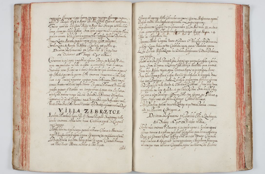 Zdjęcie nr 82 dla obiektu archiwalnego: Liber visitationum a R. D. Joanne Tarnowski, archidiacono Cracoviensi visitatarum ecclesiarum parachialium in decanatibus: Novi Monte, Scavinensi, Zatoriensi, Żiwecensi et Oswiecimensi in annis 1644 - 1647 expeditarum.