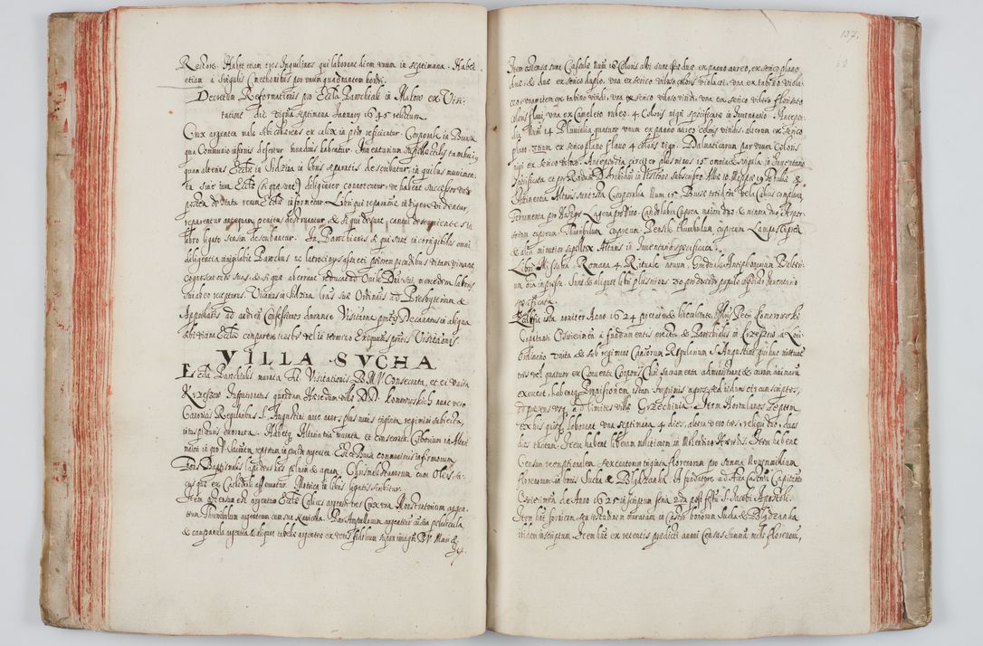 Zdjęcie nr 84 dla obiektu archiwalnego: Liber visitationum a R. D. Joanne Tarnowski, archidiacono Cracoviensi visitatarum ecclesiarum parachialium in decanatibus: Novi Monte, Scavinensi, Zatoriensi, Żiwecensi et Oswiecimensi in annis 1644 - 1647 expeditarum.