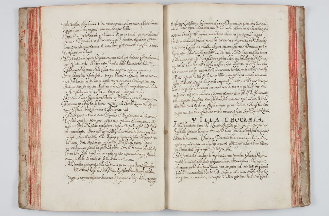 Zdjęcie nr 88 dla obiektu archiwalnego: Liber visitationum a R. D. Joanne Tarnowski, archidiacono Cracoviensi visitatarum ecclesiarum parachialium in decanatibus: Novi Monte, Scavinensi, Zatoriensi, Żiwecensi et Oswiecimensi in annis 1644 - 1647 expeditarum.