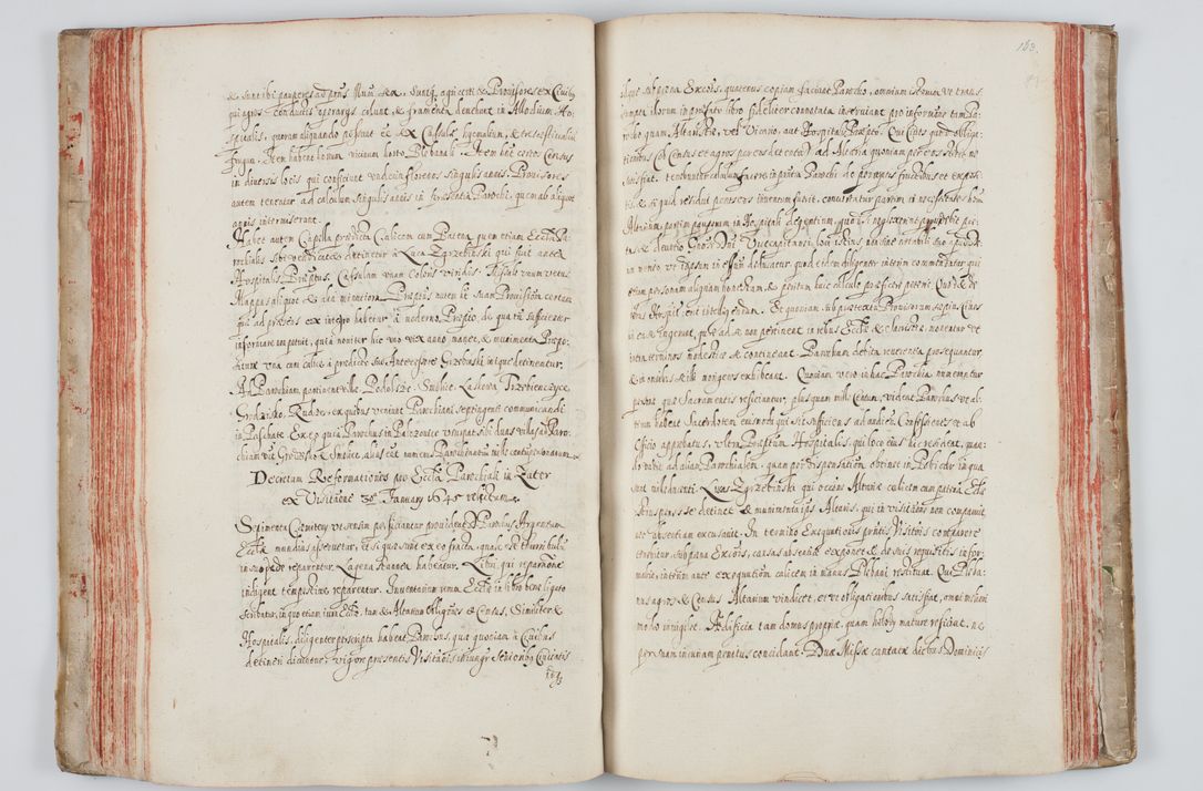 Zdjęcie nr 97 dla obiektu archiwalnego: Liber visitationum a R. D. Joanne Tarnowski, archidiacono Cracoviensi visitatarum ecclesiarum parachialium in decanatibus: Novi Monte, Scavinensi, Zatoriensi, Żiwecensi et Oswiecimensi in annis 1644 - 1647 expeditarum.