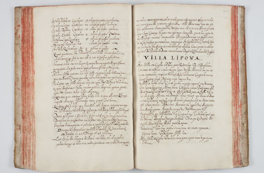 Zdjęcie nr 103 dla obiektu archiwalnego: Liber visitationum a R. D. Joanne Tarnowski, archidiacono Cracoviensi visitatarum ecclesiarum parachialium in decanatibus: Novi Monte, Scavinensi, Zatoriensi, Żiwecensi et Oswiecimensi in annis 1644 - 1647 expeditarum.