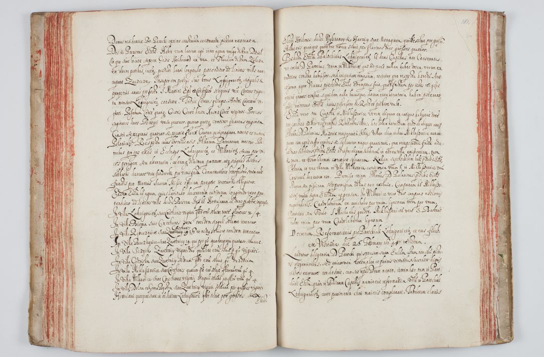 Zdjęcie nr 106 dla obiektu archiwalnego: Liber visitationum a R. D. Joanne Tarnowski, archidiacono Cracoviensi visitatarum ecclesiarum parachialium in decanatibus: Novi Monte, Scavinensi, Zatoriensi, Żiwecensi et Oswiecimensi in annis 1644 - 1647 expeditarum.