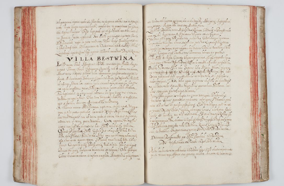 Zdjęcie nr 109 dla obiektu archiwalnego: Liber visitationum a R. D. Joanne Tarnowski, archidiacono Cracoviensi visitatarum ecclesiarum parachialium in decanatibus: Novi Monte, Scavinensi, Zatoriensi, Żiwecensi et Oswiecimensi in annis 1644 - 1647 expeditarum.