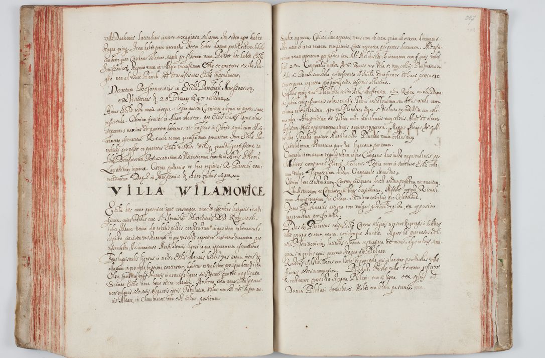 Zdjęcie nr 121 dla obiektu archiwalnego: Liber visitationum a R. D. Joanne Tarnowski, archidiacono Cracoviensi visitatarum ecclesiarum parachialium in decanatibus: Novi Monte, Scavinensi, Zatoriensi, Żiwecensi et Oswiecimensi in annis 1644 - 1647 expeditarum.