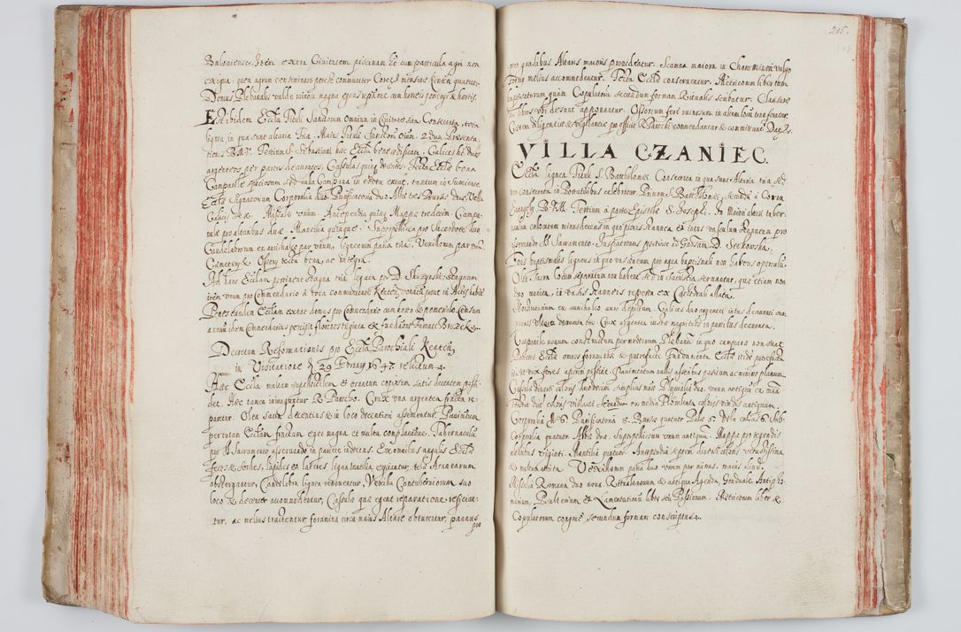 Zdjęcie nr 127 dla obiektu archiwalnego: Liber visitationum a R. D. Joanne Tarnowski, archidiacono Cracoviensi visitatarum ecclesiarum parachialium in decanatibus: Novi Monte, Scavinensi, Zatoriensi, Żiwecensi et Oswiecimensi in annis 1644 - 1647 expeditarum.