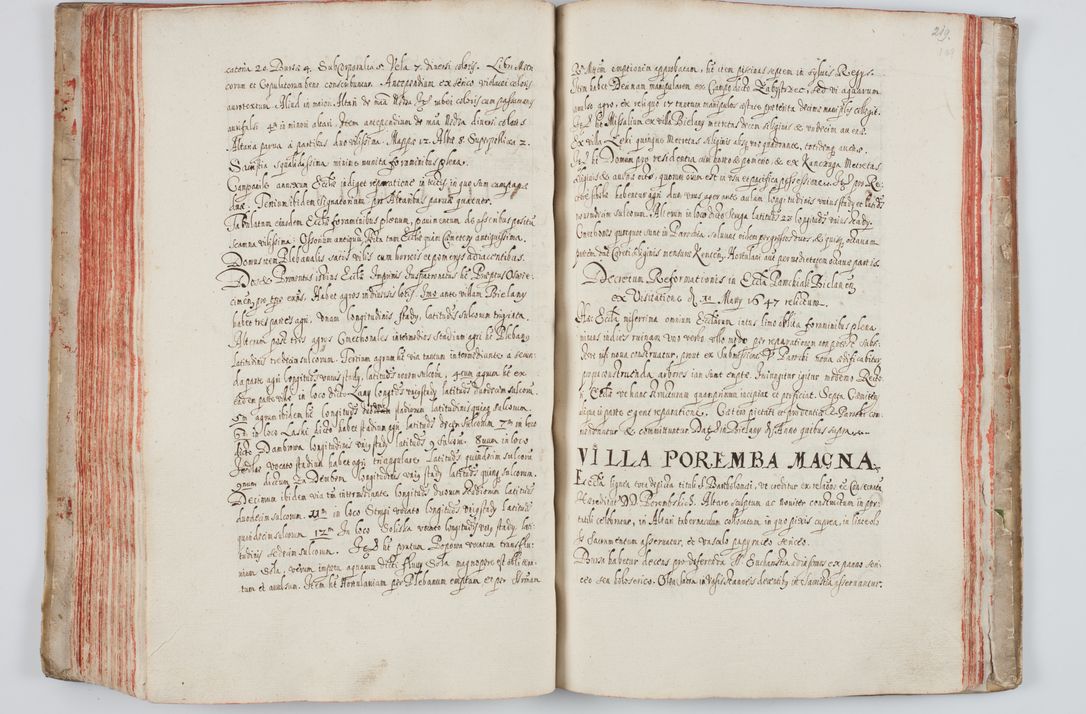 Zdjęcie nr 129 dla obiektu archiwalnego: Liber visitationum a R. D. Joanne Tarnowski, archidiacono Cracoviensi visitatarum ecclesiarum parachialium in decanatibus: Novi Monte, Scavinensi, Zatoriensi, Żiwecensi et Oswiecimensi in annis 1644 - 1647 expeditarum.