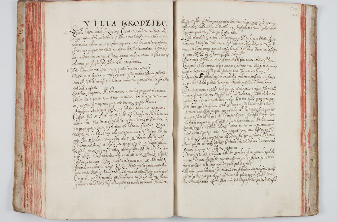 Zdjęcie nr 131 dla obiektu archiwalnego: Liber visitationum a R. D. Joanne Tarnowski, archidiacono Cracoviensi visitatarum ecclesiarum parachialium in decanatibus: Novi Monte, Scavinensi, Zatoriensi, Żiwecensi et Oswiecimensi in annis 1644 - 1647 expeditarum.