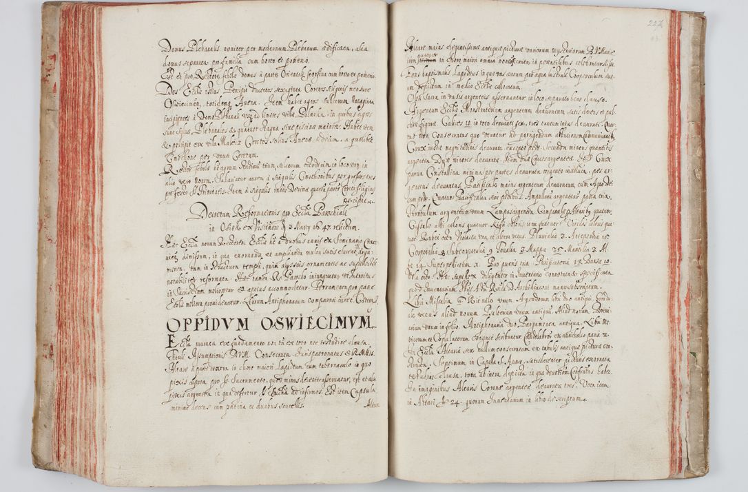 Zdjęcie nr 134 dla obiektu archiwalnego: Liber visitationum a R. D. Joanne Tarnowski, archidiacono Cracoviensi visitatarum ecclesiarum parachialium in decanatibus: Novi Monte, Scavinensi, Zatoriensi, Żiwecensi et Oswiecimensi in annis 1644 - 1647 expeditarum.