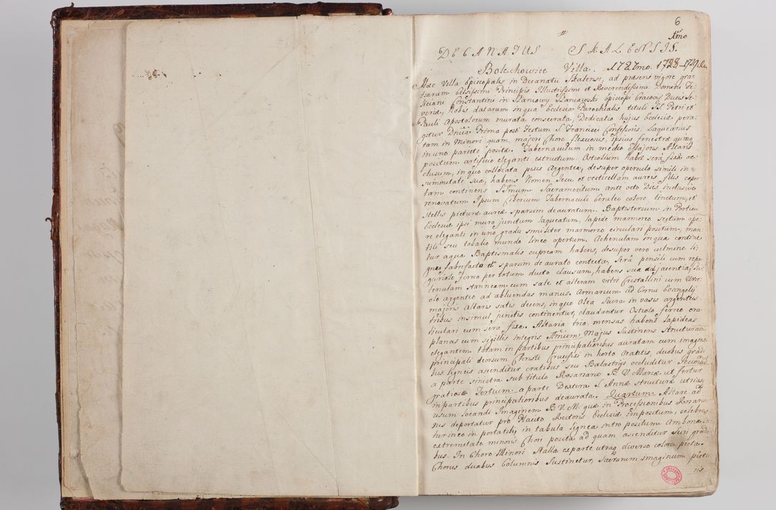 Zdjęcie nr 11 dla obiektu archiwalnego: Wizytacja kanoniczna przeprowadzona w dn. 28 kwietnia 1728 r. przez bpa Michała Kunickiego...