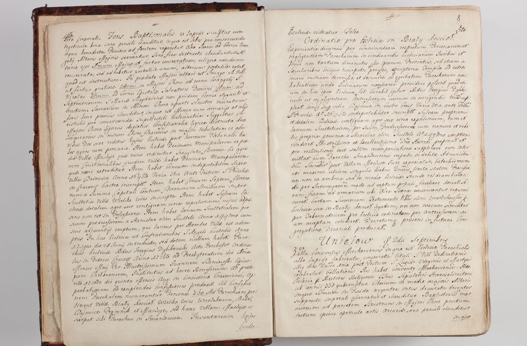 Zdjęcie nr 13 dla obiektu archiwalnego: Wizytacja kanoniczna przeprowadzona w dn. 28 kwietnia 1728 r. przez bpa Michała Kunickiego...