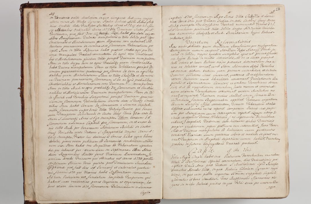 Zdjęcie nr 18 dla obiektu archiwalnego: Wizytacja kanoniczna przeprowadzona w dn. 28 kwietnia 1728 r. przez bpa Michała Kunickiego...