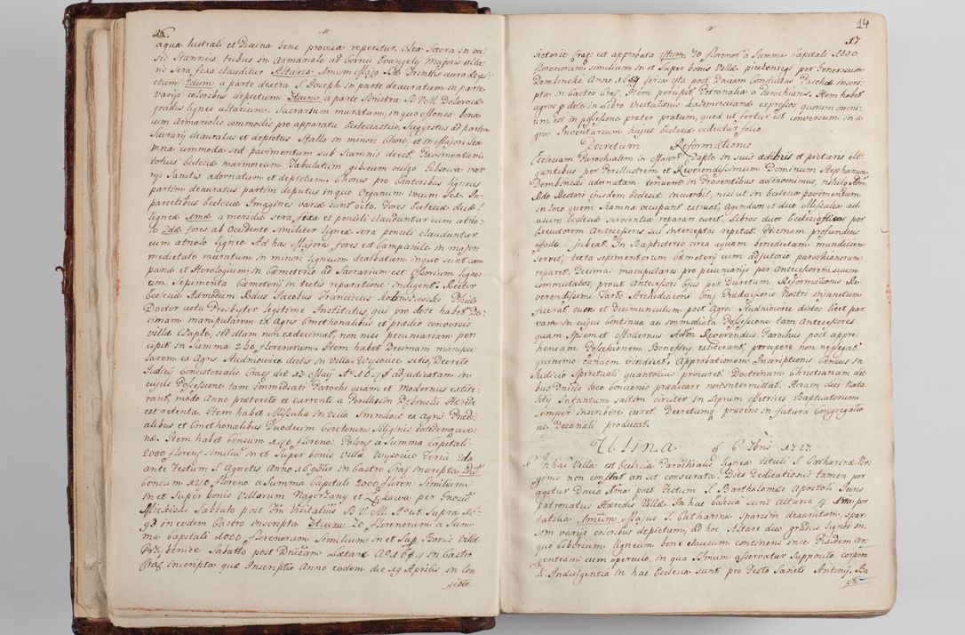 Zdjęcie nr 19 dla obiektu archiwalnego: Wizytacja kanoniczna przeprowadzona w dn. 28 kwietnia 1728 r. przez bpa Michała Kunickiego...