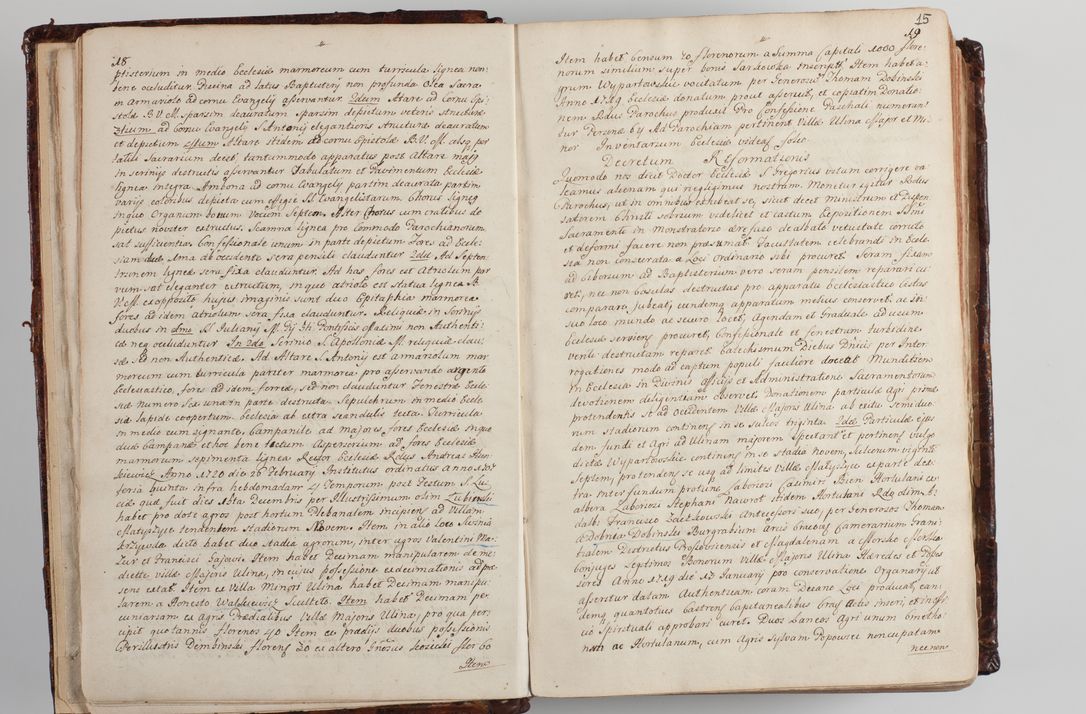 Zdjęcie nr 20 dla obiektu archiwalnego: Wizytacja kanoniczna przeprowadzona w dn. 28 kwietnia 1728 r. przez bpa Michała Kunickiego...