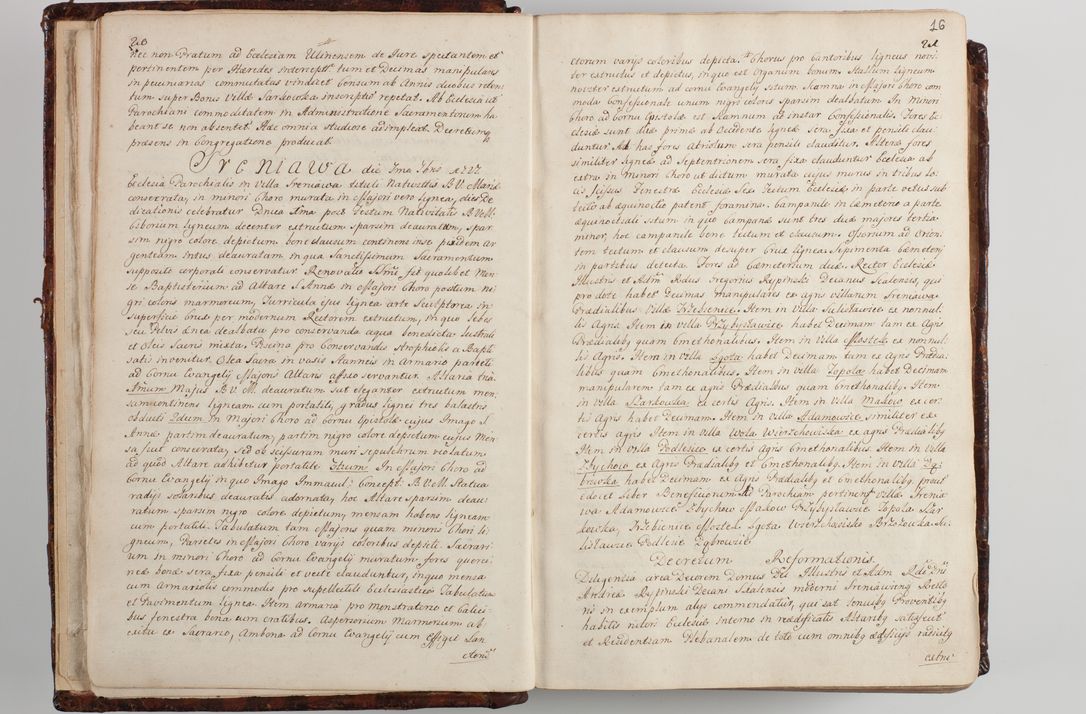 Zdjęcie nr 21 dla obiektu archiwalnego: Wizytacja kanoniczna przeprowadzona w dn. 28 kwietnia 1728 r. przez bpa Michała Kunickiego...