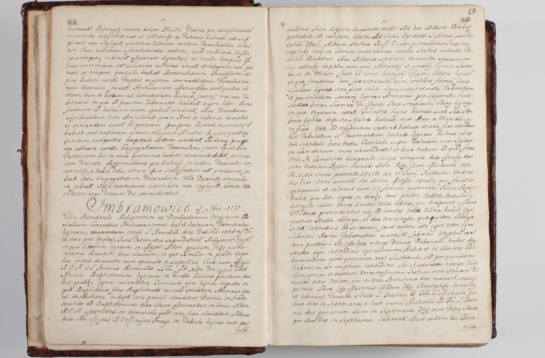 Zdjęcie nr 22 dla obiektu archiwalnego: Wizytacja kanoniczna przeprowadzona w dn. 28 kwietnia 1728 r. przez bpa Michała Kunickiego...