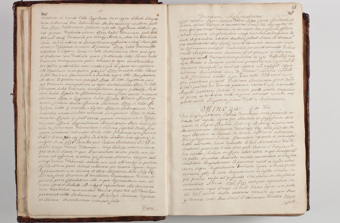 Zdjęcie nr 23 dla obiektu archiwalnego: Wizytacja kanoniczna przeprowadzona w dn. 28 kwietnia 1728 r. przez bpa Michała Kunickiego...
