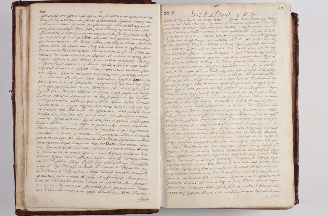 Zdjęcie nr 25 dla obiektu archiwalnego: Wizytacja kanoniczna przeprowadzona w dn. 28 kwietnia 1728 r. przez bpa Michała Kunickiego...