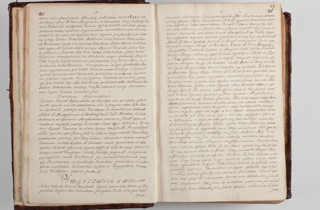 Zdjęcie nr 28 dla obiektu archiwalnego: Wizytacja kanoniczna przeprowadzona w dn. 28 kwietnia 1728 r. przez bpa Michała Kunickiego...