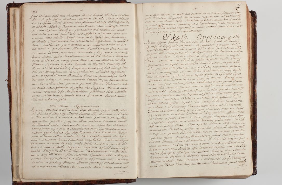 Zdjęcie nr 29 dla obiektu archiwalnego: Wizytacja kanoniczna przeprowadzona w dn. 28 kwietnia 1728 r. przez bpa Michała Kunickiego...