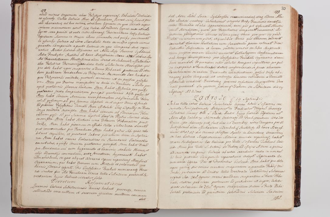 Zdjęcie nr 35 dla obiektu archiwalnego: Wizytacja kanoniczna przeprowadzona w dn. 28 kwietnia 1728 r. przez bpa Michała Kunickiego...