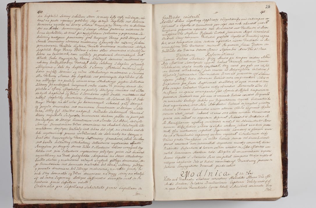 Zdjęcie nr 31 dla obiektu archiwalnego: Wizytacja kanoniczna przeprowadzona w dn. 28 kwietnia 1728 r. przez bpa Michała Kunickiego...