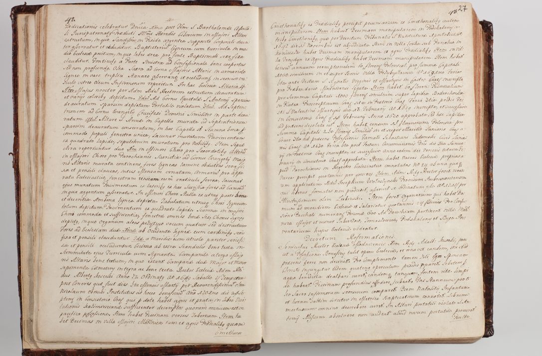 Zdjęcie nr 32 dla obiektu archiwalnego: Wizytacja kanoniczna przeprowadzona w dn. 28 kwietnia 1728 r. przez bpa Michała Kunickiego...