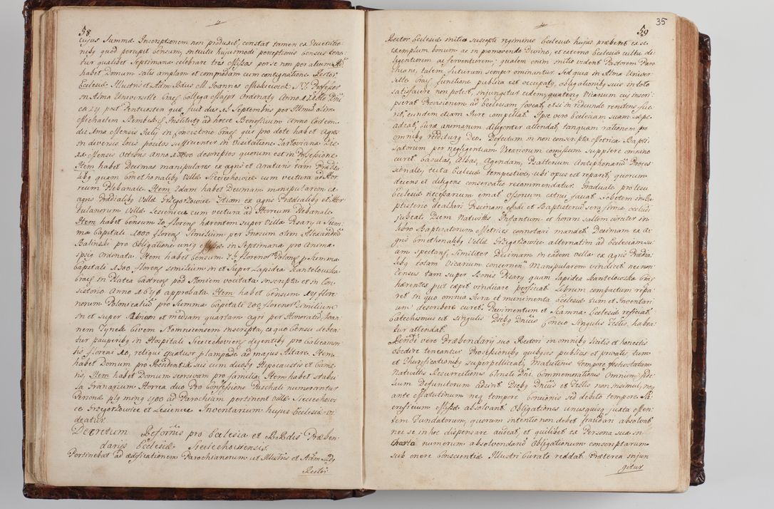 Zdjęcie nr 40 dla obiektu archiwalnego: Wizytacja kanoniczna przeprowadzona w dn. 28 kwietnia 1728 r. przez bpa Michała Kunickiego...