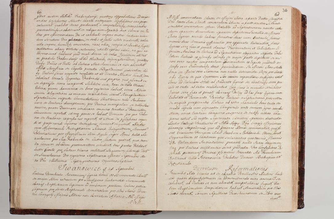 Zdjęcie nr 41 dla obiektu archiwalnego: Wizytacja kanoniczna przeprowadzona w dn. 28 kwietnia 1728 r. przez bpa Michała Kunickiego...