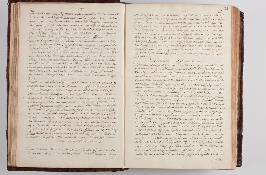 Zdjęcie nr 43 dla obiektu archiwalnego: Wizytacja kanoniczna przeprowadzona w dn. 28 kwietnia 1728 r. przez bpa Michała Kunickiego...