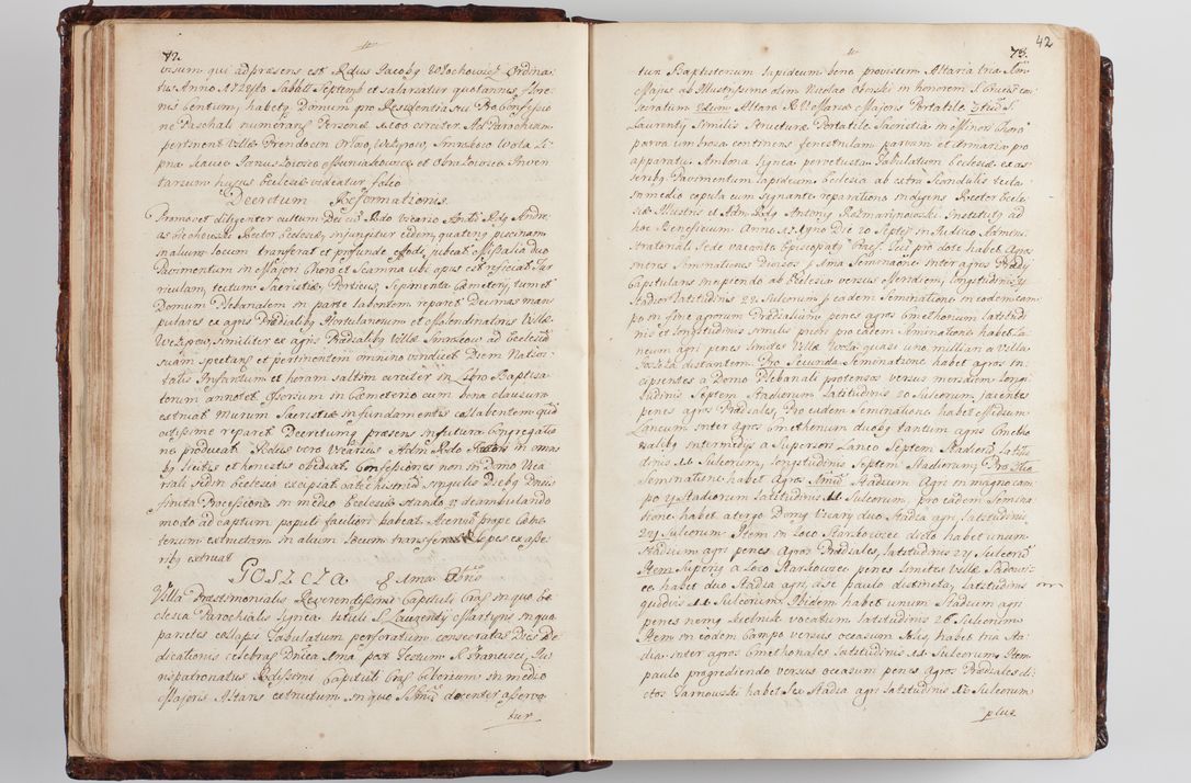 Zdjęcie nr 49 dla obiektu archiwalnego: Wizytacja kanoniczna przeprowadzona w dn. 28 kwietnia 1728 r. przez bpa Michała Kunickiego...