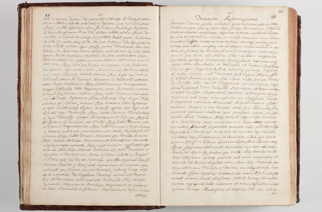 Zdjęcie nr 45 dla obiektu archiwalnego: Wizytacja kanoniczna przeprowadzona w dn. 28 kwietnia 1728 r. przez bpa Michała Kunickiego...