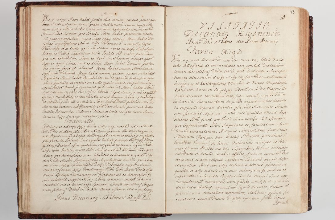 Zdjęcie nr 50 dla obiektu archiwalnego: Wizytacja kanoniczna przeprowadzona w dn. 28 kwietnia 1728 r. przez bpa Michała Kunickiego...