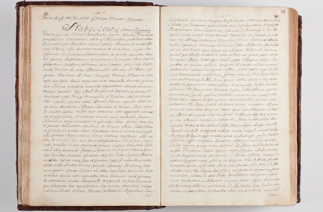 Zdjęcie nr 54 dla obiektu archiwalnego: Wizytacja kanoniczna przeprowadzona w dn. 28 kwietnia 1728 r. przez bpa Michała Kunickiego...