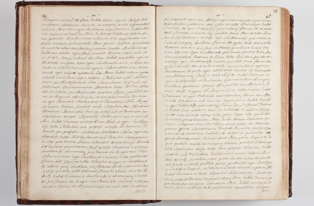 Zdjęcie nr 55 dla obiektu archiwalnego: Wizytacja kanoniczna przeprowadzona w dn. 28 kwietnia 1728 r. przez bpa Michała Kunickiego...