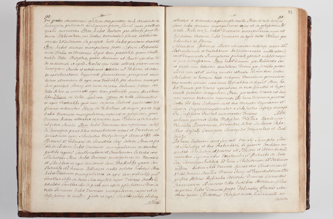 Zdjęcie nr 58 dla obiektu archiwalnego: Wizytacja kanoniczna przeprowadzona w dn. 28 kwietnia 1728 r. przez bpa Michała Kunickiego...