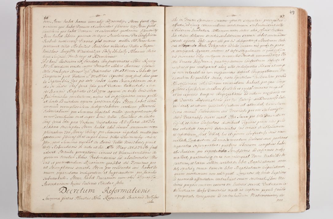 Zdjęcie nr 56 dla obiektu archiwalnego: Wizytacja kanoniczna przeprowadzona w dn. 28 kwietnia 1728 r. przez bpa Michała Kunickiego...