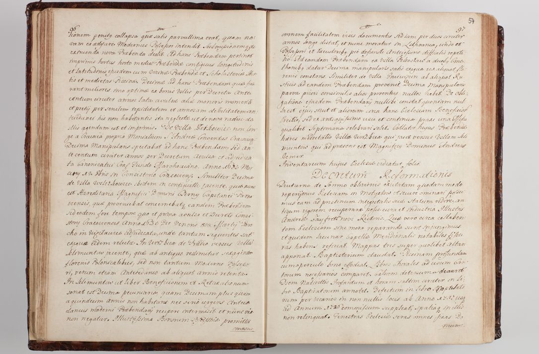 Zdjęcie nr 61 dla obiektu archiwalnego: Wizytacja kanoniczna przeprowadzona w dn. 28 kwietnia 1728 r. przez bpa Michała Kunickiego...