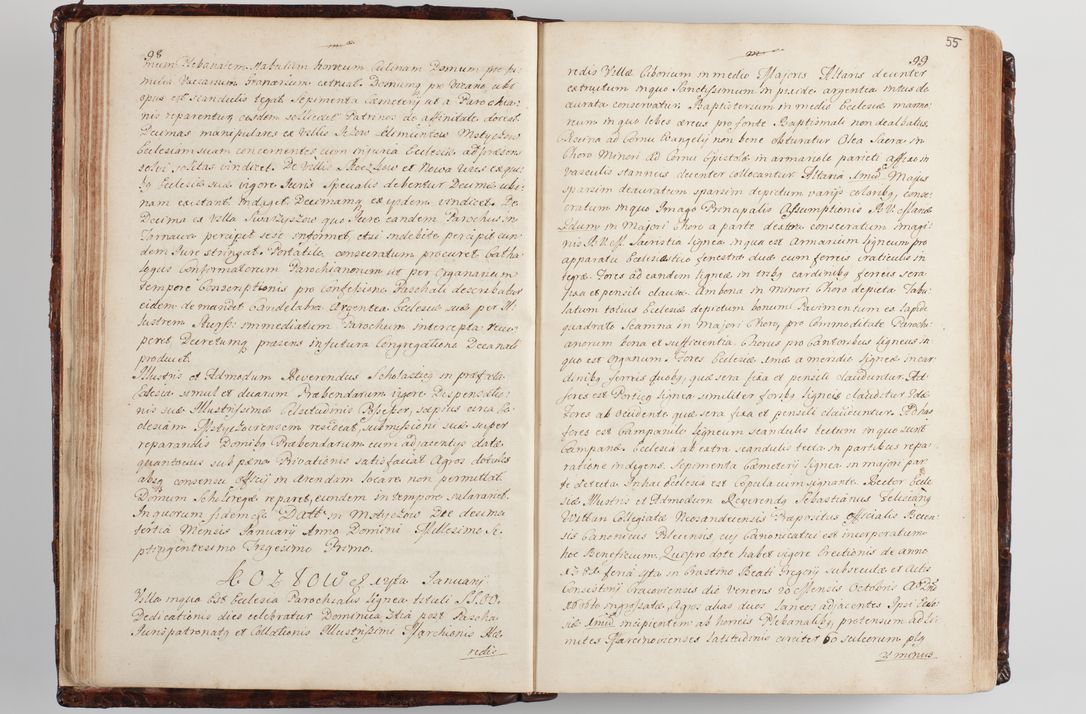 Zdjęcie nr 62 dla obiektu archiwalnego: Wizytacja kanoniczna przeprowadzona w dn. 28 kwietnia 1728 r. przez bpa Michała Kunickiego...